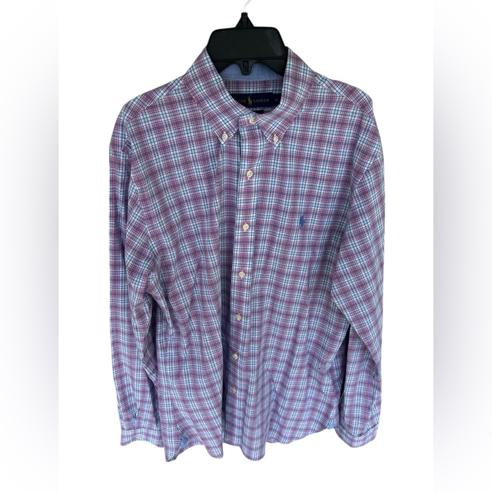 Polo Ralph Lauren Men's Colorful Plaid Shirt Slim Fit 100% Cotton Stretch Preppy